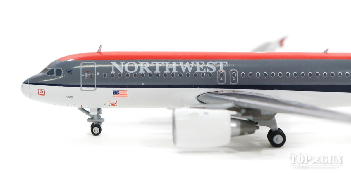 A320 ノースウエスト航空 00年代 ボーリングシューズ塗装 N365NW 1/400 [GJNWA371]