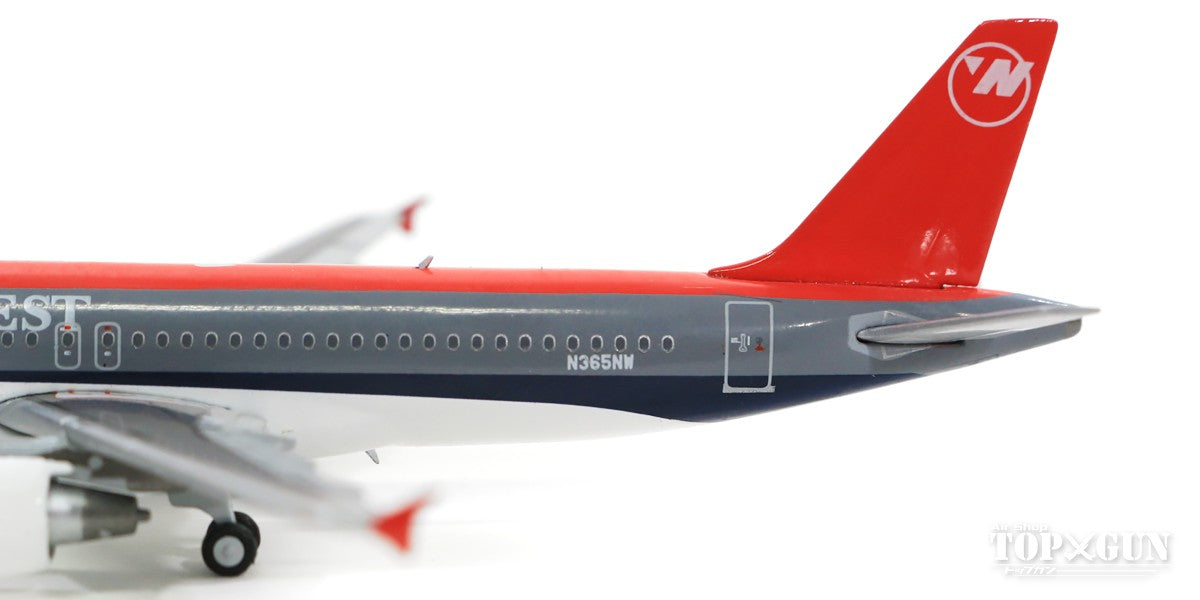 A320 ノースウエスト航空 00年代 ボーリングシューズ塗装 N365NW 1/400 [GJNWA371]