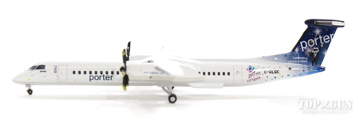 DHC-8-Q400 ポーター航空（カナダ） 特別塗装 「建国150周年」 17年 C-GLQC 1/400 [GJPOE1519]