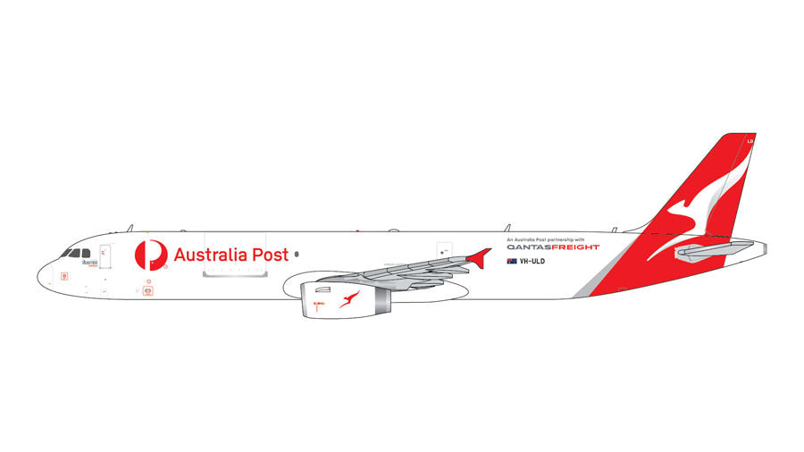 A321P2F (modified cargo type) Qantas (Australia Post logo) VH-ULD 1/400 [GJQFA1955]