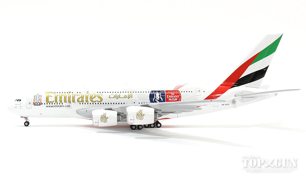 A380 エミレーツ航空 特別塗装 「サッカーFA Cup」 A6-EER 1/400 [GJUAE1595]