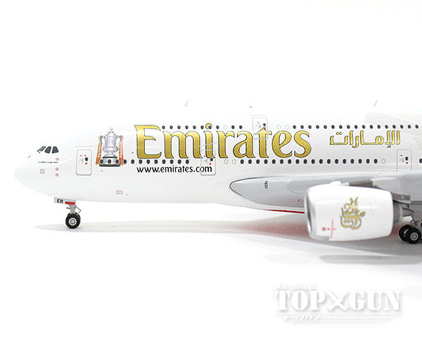 A380 エミレーツ航空 特別塗装 「サッカーFA Cup」 A6-EER 1/400 [GJUAE1595]