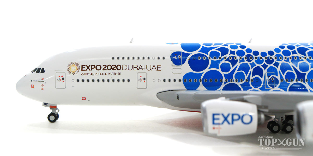 GeminiJets A380 Emirates Expo 2020 Blue A6-EOC 1/400 [GJUAE1833]