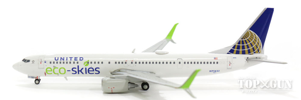 737-900sw ユナイテッド航空 特別塗装 「Eco-Skies」 N75432 1/400 [GJUAL1458]
