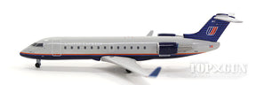 CRJ-200LR ユナイテッド・エクスプレス（エア・ウィスコンシン） 00年代 灰色塗装 N417AW 1/400 [GJUAL1633]