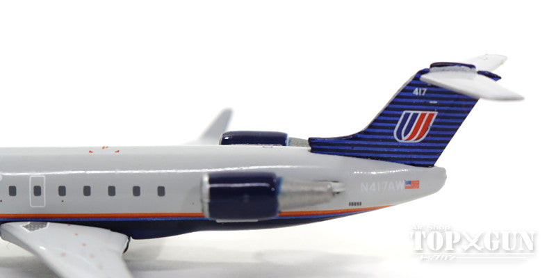 GeminiJets CRJ-200LR United Express (Air Wisconsin) 00s Gray paint