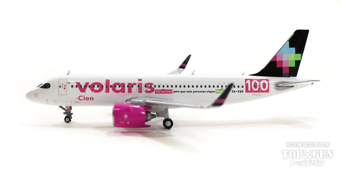 A320neo Volaris Airlines (Mexico) Special paint "100th aircraft introduced" 2021 XA-VSH 1/400 [GJVOI2132]