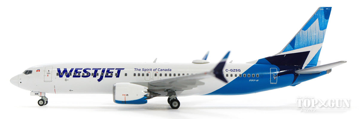 GeminiJets 737 MAX 8 ウエストジェット航空 新塗装 C-GZSG 1