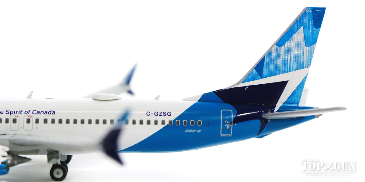 737 MAX 8 ウエストジェット航空 新塗装 C-GZSG 1/400 [GJWJA1822]