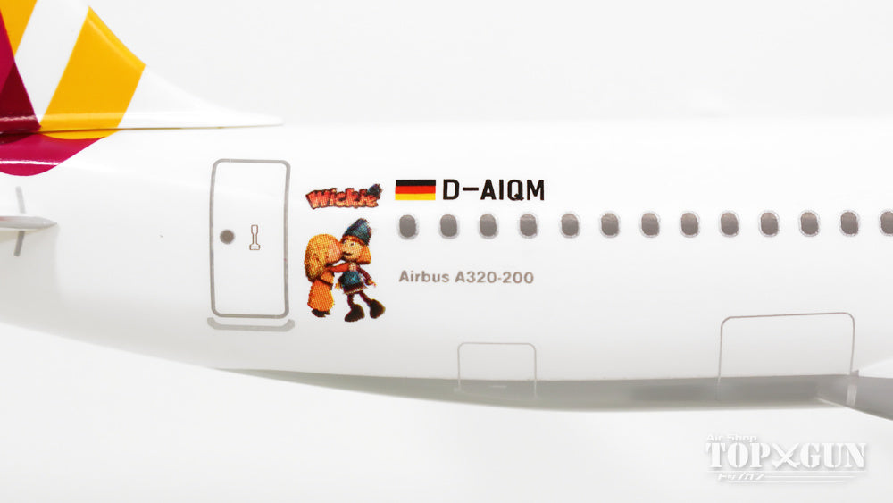 A320 ジャーマンウイングス 特別塗装 「小さなバイキングビッケ」（ギアなし・スタンド専用） 14年 D-AIQM 1/200 ※プラ製 [GW03]