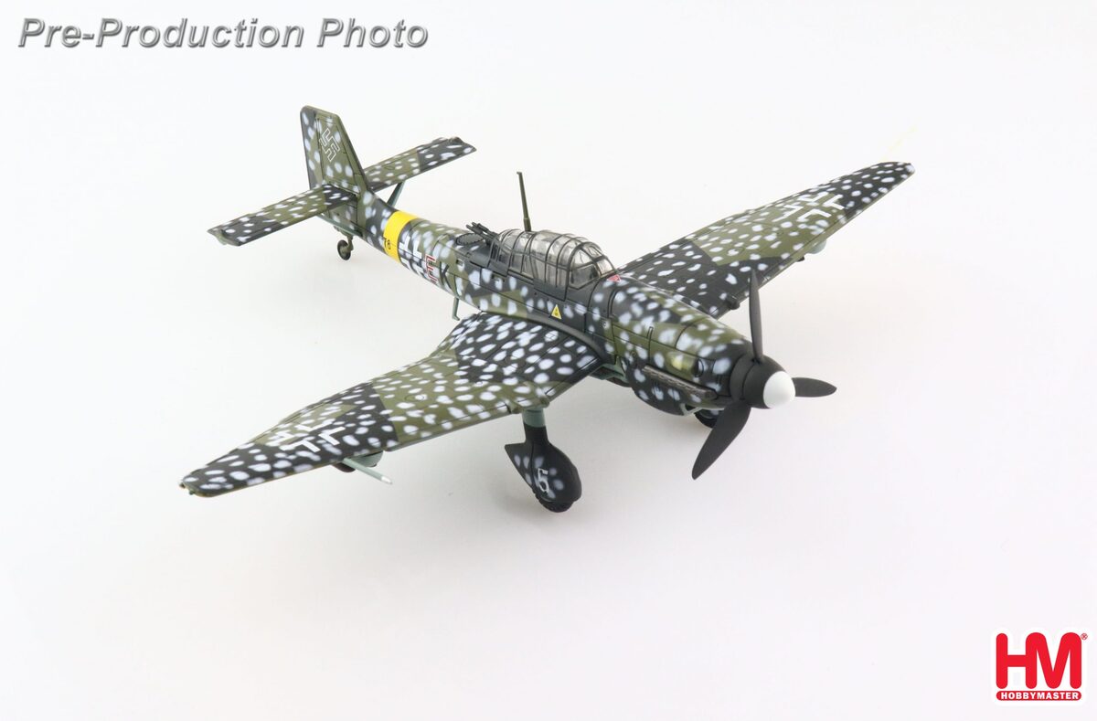 Ju87D-3 ドイツ空軍 東部戦線 迷彩 第二次大戦時 T6+EK 1/72 [HA0133]