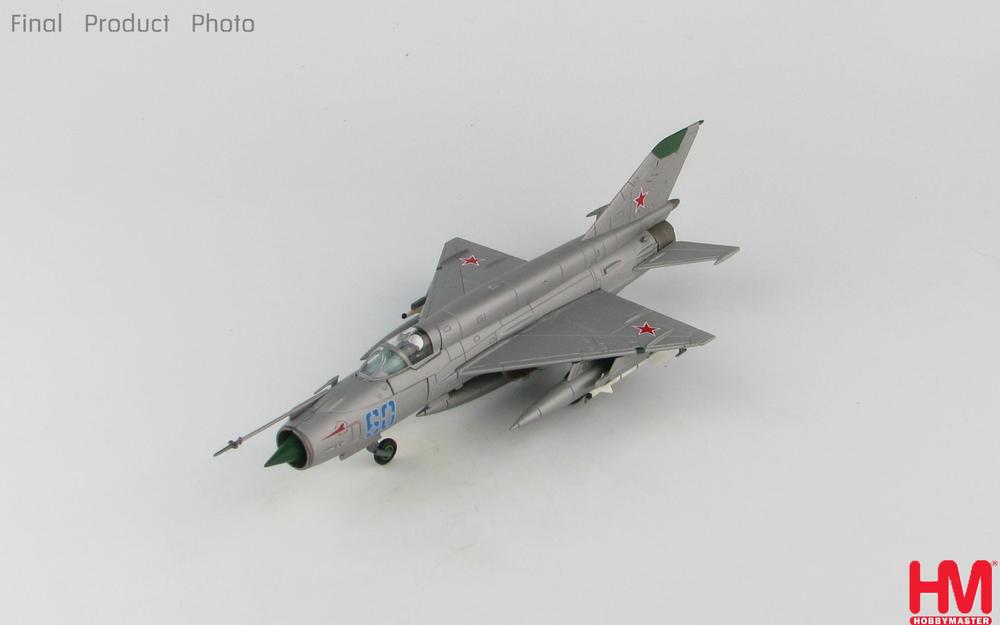 MiG-21SMT Soviet Air Force 296th Fighter Aviation Regiment Altenburg Base, East Germany 1980 #60 1/72 [HA0196]