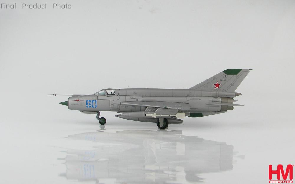 MiG-21SMT Soviet Air Force 296th Fighter Aviation Regiment Altenburg Base, East Germany 1980 #60 1/72 [HA0196]