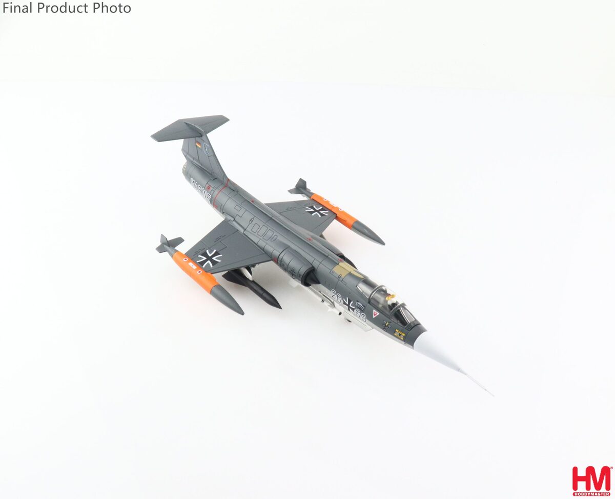 F-104G West German Navy 2nd Naval Fighter Wing (with Kormoran air-to-ship missiles) Eggeweg Base, 1985, 26+69, 1/72 [HA1049]