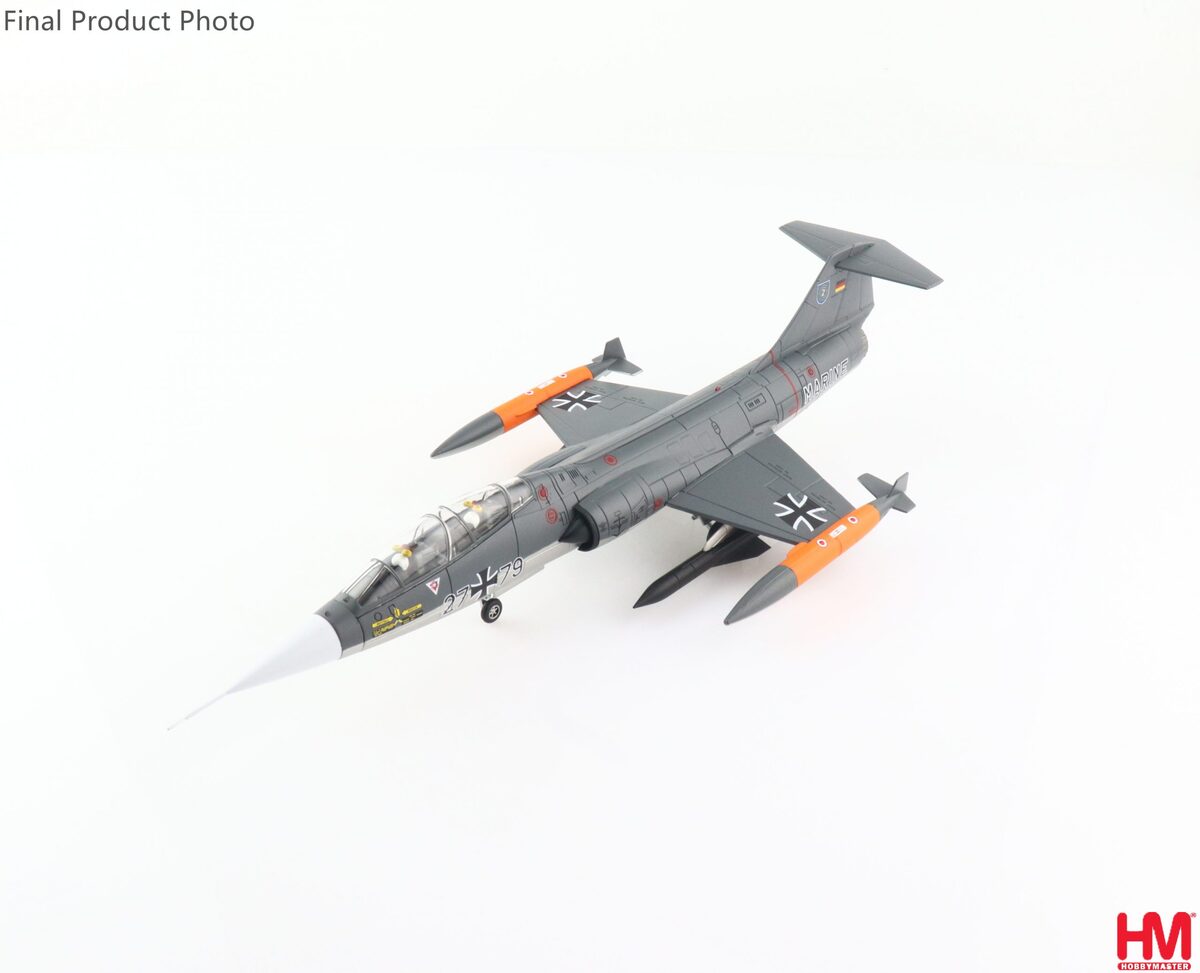 TF-104G (two-seater) West German Navy 2nd Naval Fighter Wing, Eggeweg Base, 1985, 27+79, 1/72 [HA1062]