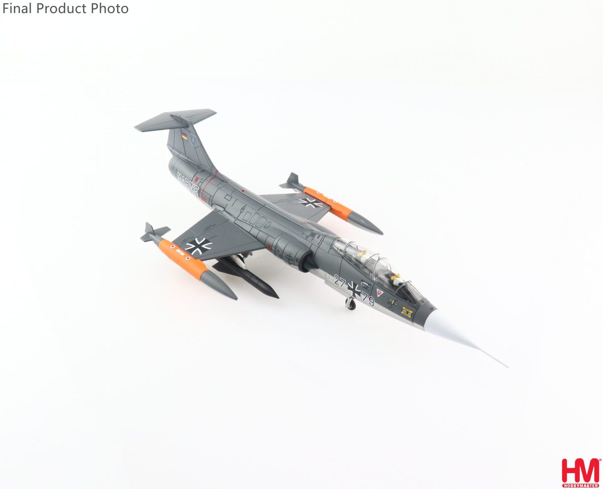 TF-104G (two-seater) West German Navy 2nd Naval Fighter Wing, Eggeweg Base, 1985, 27+79, 1/72 [HA1062]