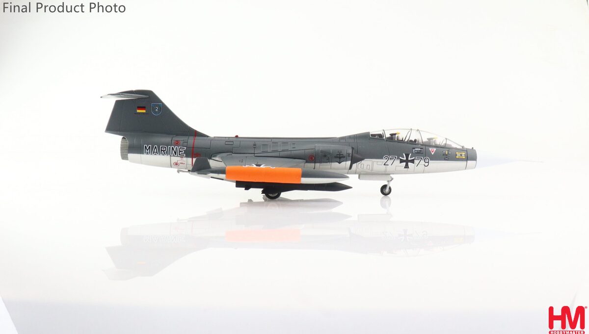 TF-104G (two-seater) West German Navy 2nd Naval Fighter Wing, Eggeweg Base, 1985, 27+79, 1/72 [HA1062]