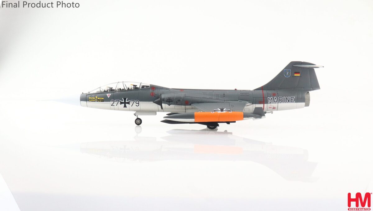 TF-104G (two-seater) West German Navy 2nd Naval Fighter Wing, Eggeweg Base, 1985, 27+79, 1/72 [HA1062]