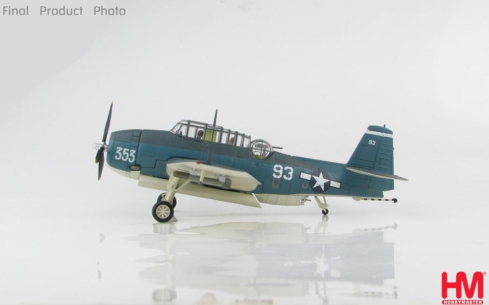 TBF-1C Avenger, US Navy, 15th Torpedo Squadron, Battle of Leyte Gulf, aboard the aircraft carrier Essex, 1944, #93/#353, 1/72 [HA1222]