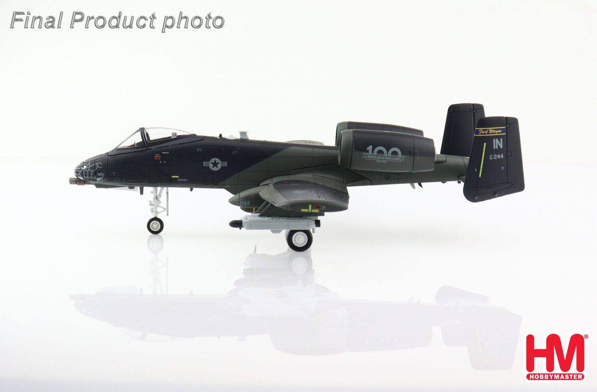 A-10C US Air Force Indiana Air National Guard 122nd Wing 163rd Fighter Squadron "Black Snakes" Special Paint "Air National Guard 100th Anniversary" 21 Fort Wayne IN/#80-0244 1/72 [HA1332]