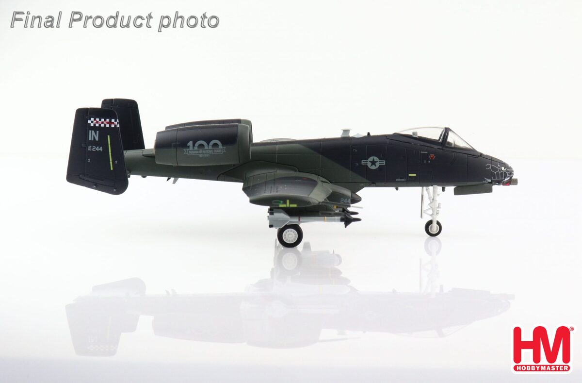 A-10C US Air Force Indiana Air National Guard 122nd Wing 163rd Fighter Squadron "Black Snakes" Special Paint "Air National Guard 100th Anniversary" 21 Fort Wayne IN/#80-0244 1/72 [HA1332]