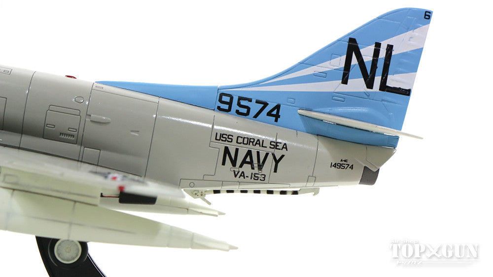 A-4C US Navy 153rd Attack Squadron "Blue Tail Flies" Lt. Col. Peter Mongilardi's aircraft, aboard the aircraft carrier Coral Sea, 1965 NL306/#149574 1/72 [HA1428]