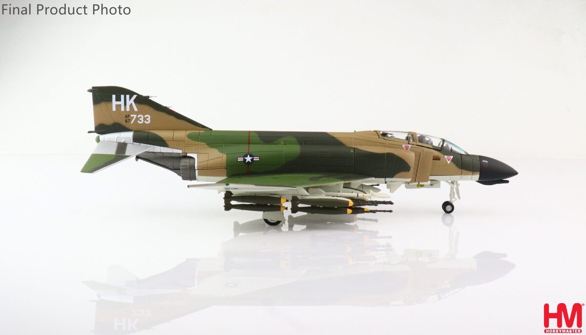 F-4D, US Air Force, 480th Tactical Fighter Wing, Phu Cat Air Base, South Vietnam, 1969 #66-7733 1/72 [HA19027]