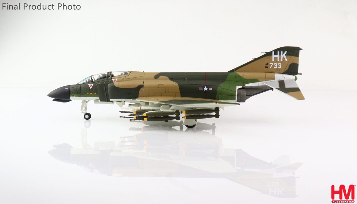 F-4D, US Air Force, 480th Tactical Fighter Wing, Phu Cat Air Base, South Vietnam, 1969 #66-7733 1/72 [HA19027]