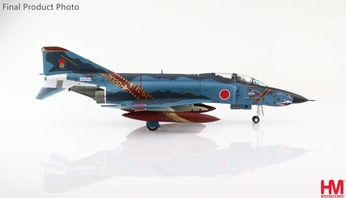 RF-4E (reconnaissance type) Air Self-Defense Force Air Defense Command Reconnaissance Air Squadron 501st Squadron Ocean Camouflage Special Paint "Retirement Commemoration / 1961-2020" 20 years Hyakuri Base #47-6905 1/72 [HA19029]