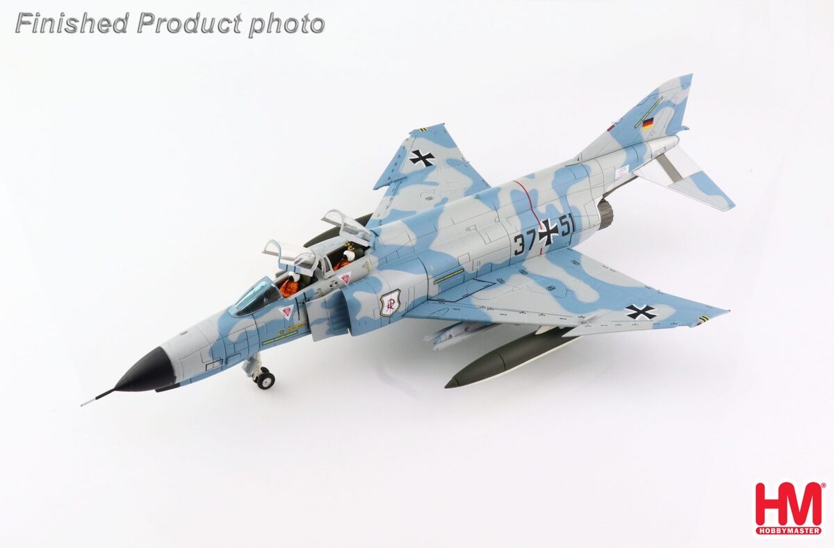 F-4E West German Air Force 71st Fighter Wing "Richthofen" Test Camouflage (Spider Rat) 1976 37+51 1/72 [HA19030]