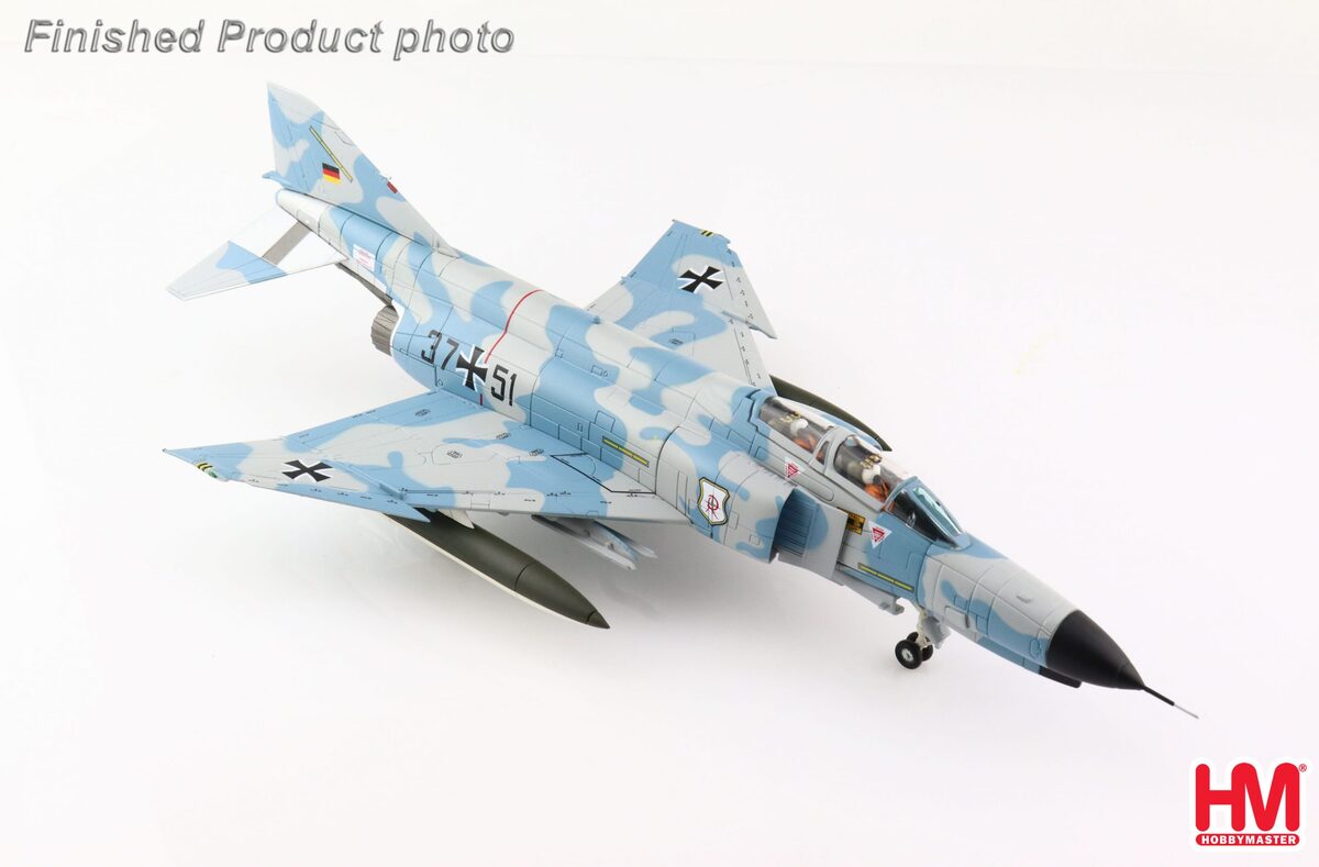 F-4E 西ドイツ空軍 第71戦闘航空団 「リヒトホーフェン」 試験迷彩（クモネズミ） 76年 37+51 1/72 [HA19030]