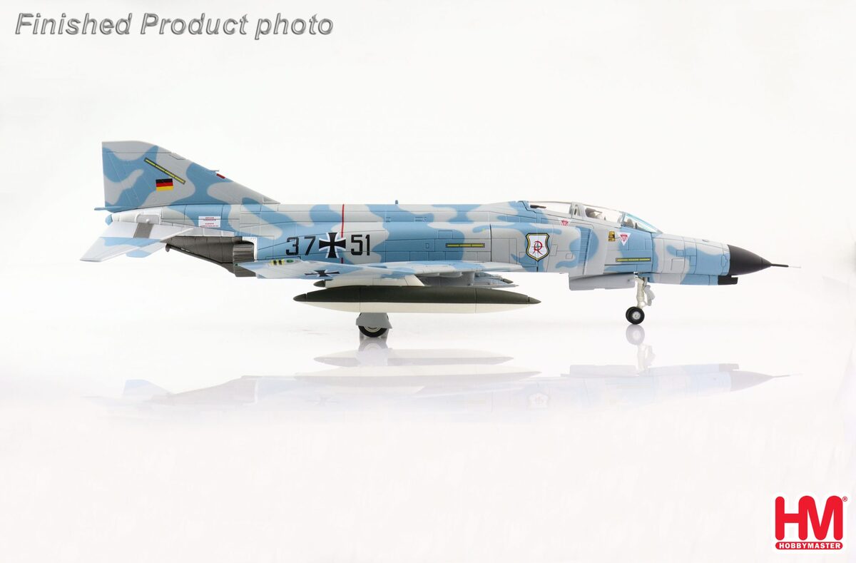 F-4E 西ドイツ空軍 第71戦闘航空団 「リヒトホーフェン」 試験迷彩（クモネズミ） 76年 37+51 1/72 [HA19030]