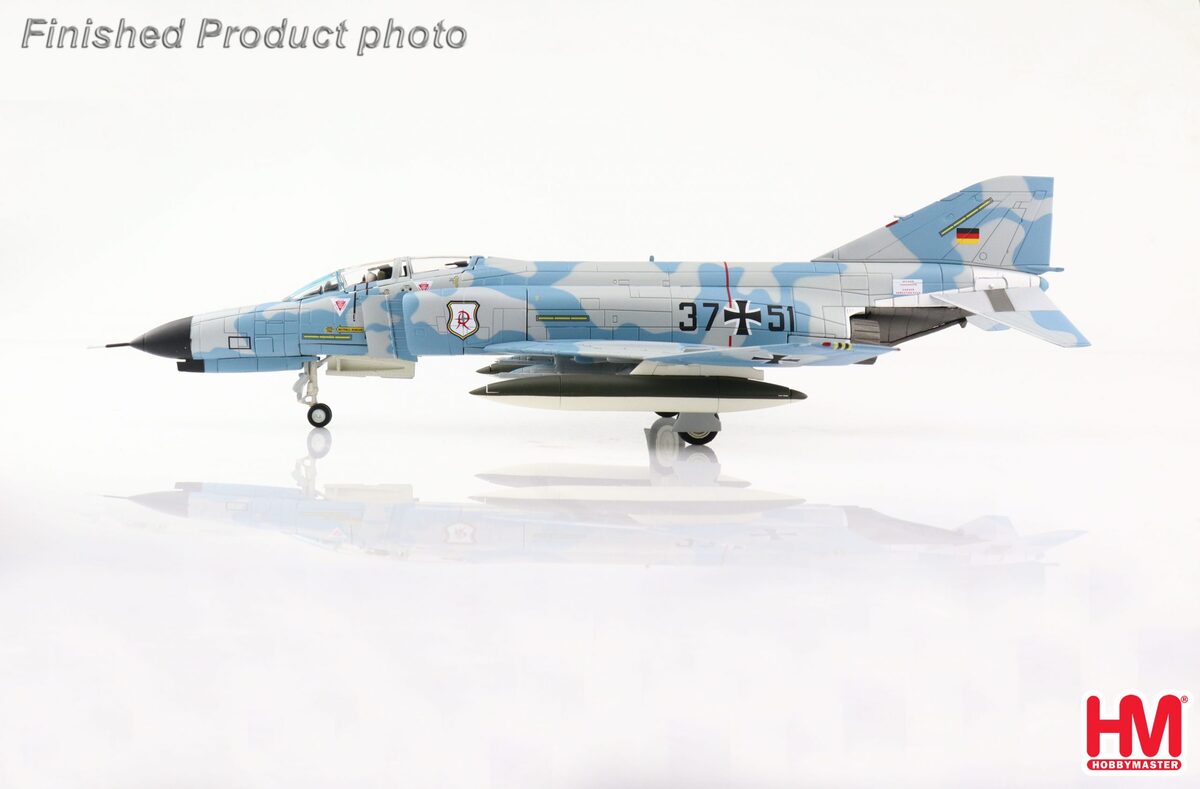 F-4E West German Air Force 71st Fighter Wing "Richthofen" Test Camouflage (Spider Rat) 1976 37+51 1/72 [HA19030]