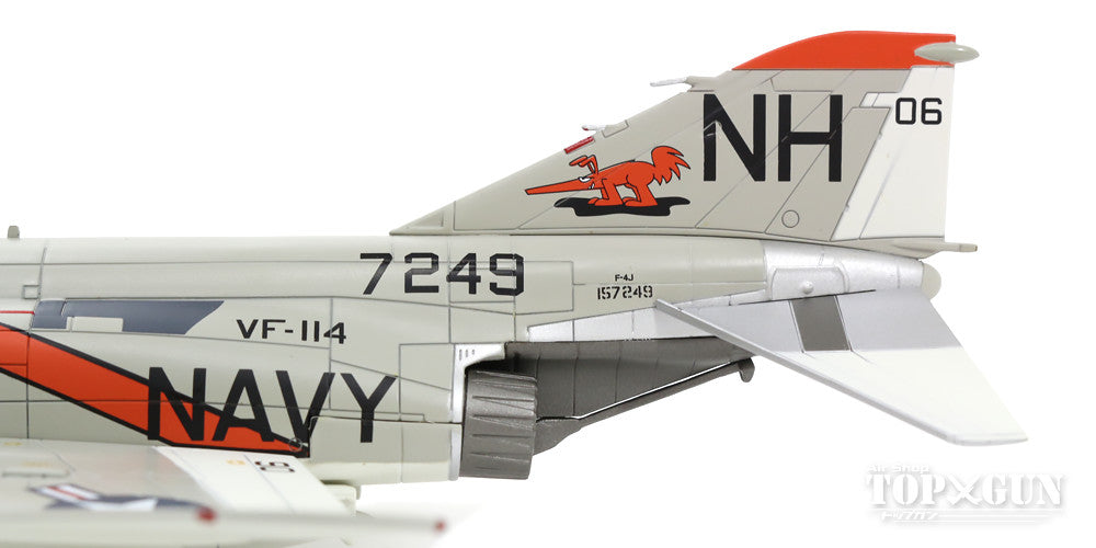 F-4J US Navy 114th Fighter Squadron "Ardbergs" Captain Robert Hughes &amp; Lieutenant Adolf Kurtz's aircraft from the aircraft carrier Kitty Hawk in 1972 #157249/NH206 1/72 [HA1945]