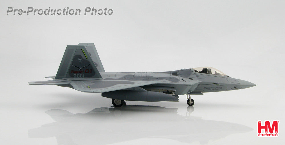 F-22A US Air Force Test Aircraft "Spirit of America" Edwards Air Force #91-001 1/72 *Additional tanks and missiles [HA2811B]