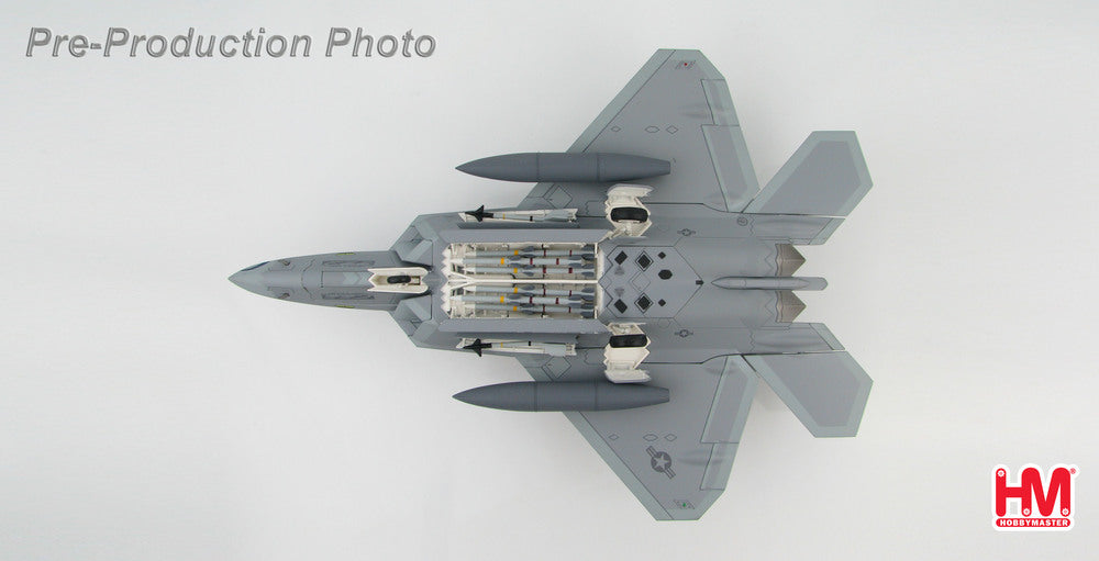 F-22A US Air Force Test Aircraft "Spirit of America" Edwards Air Force #91-001 1/72 *Additional tanks and missiles [HA2811B]