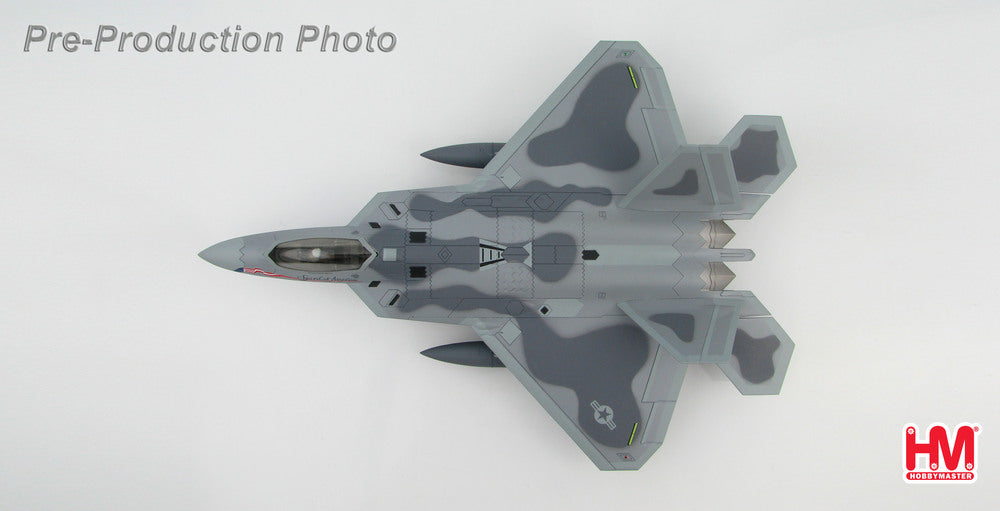 F-22A US Air Force Test Aircraft "Spirit of America" Edwards Air Force #91-001 1/72 *Additional tanks and missiles [HA2811B]