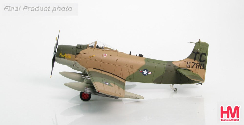 [Pre-order item] A-1H Skyraider, US Air Force, 56th Special Operations Wing, 1st Special Operations Squadron, Nakhon Phanom Air Base, Thailand #139780 "Firebird", April 1970, 1/72 [HA2911]