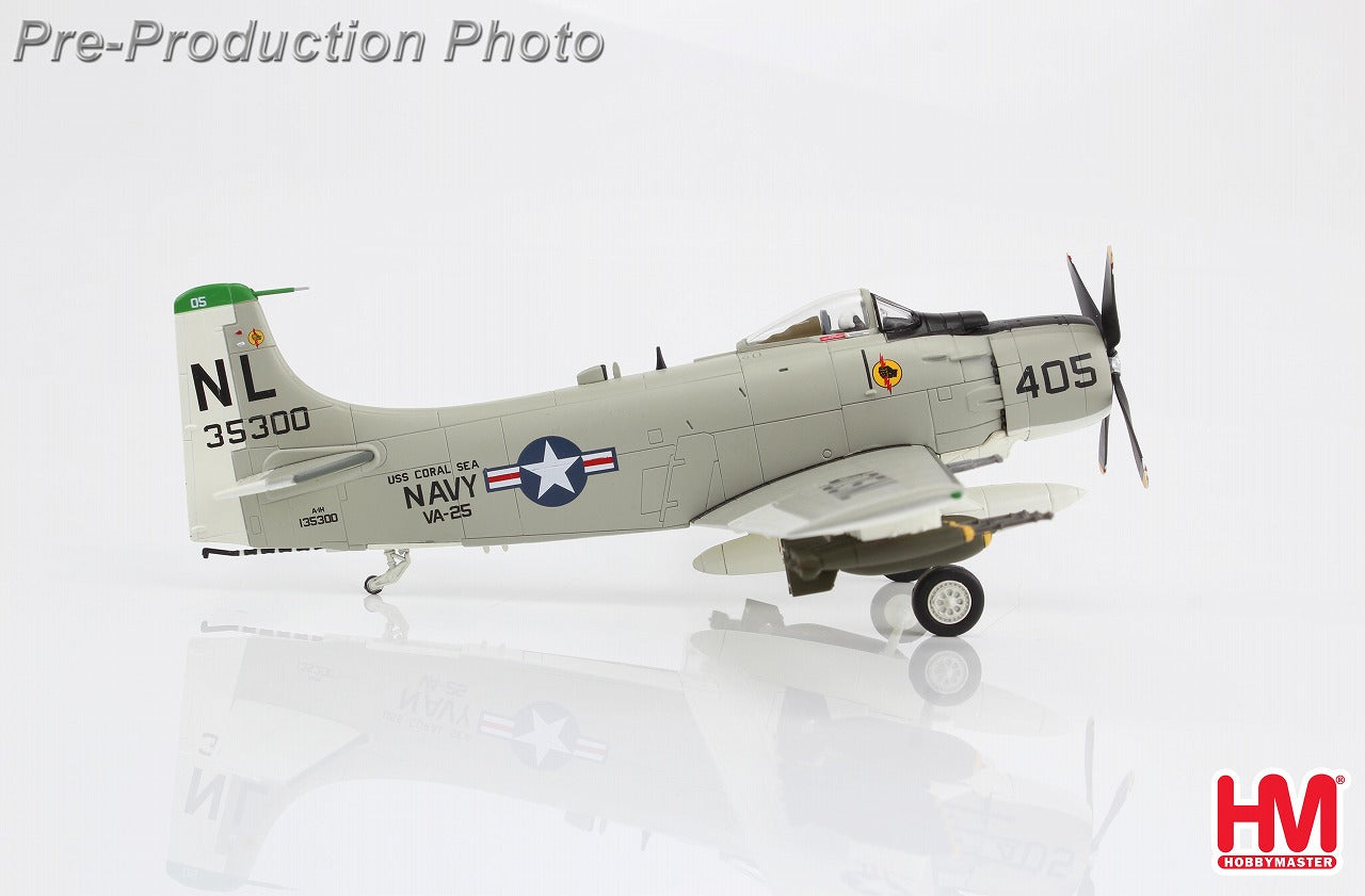 A-1H Skyraider US Navy VA-25 Last Combat Mission 1967 1/72 [HA2920] 