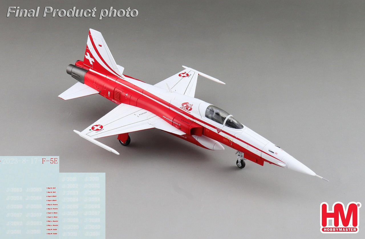 F-5E Tiger II Swiss Air Force Patrouille Suisse 60th Anniversary 1/72 [HA3373] 