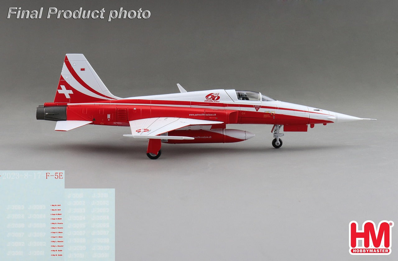 F-5E Tiger II Swiss Air Force Patrouille Suisse 60th Anniversary 1/72 [HA3373] 