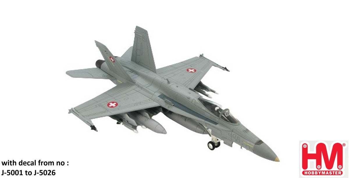 F/A-18C Swiss Air Force (with aircraft number decal) J-5001-J5026 1/72 [HA3532B]