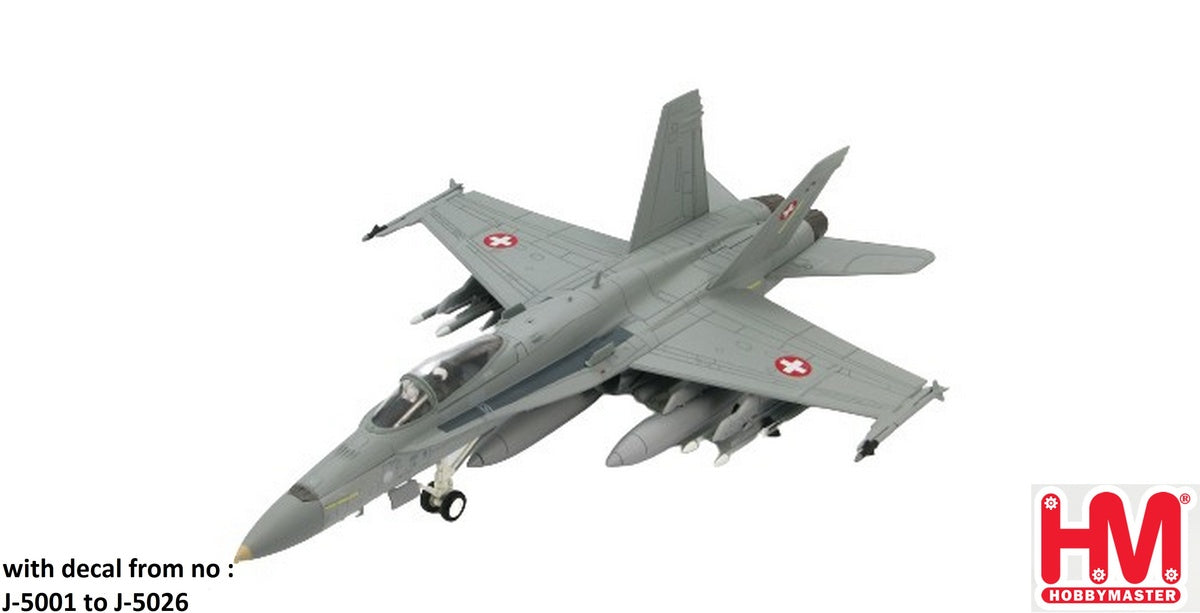 F/A-18C Swiss Air Force (with aircraft number decal) J-5001-J5026 1/72 [HA3532B]