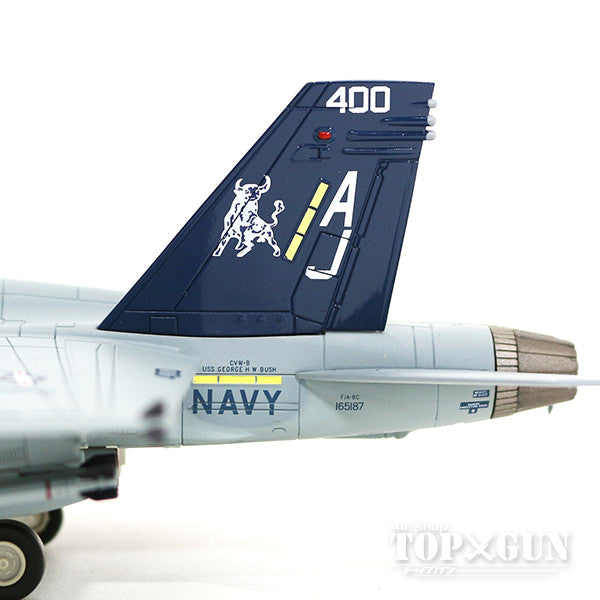 F/A-18C アメリカ海軍 第37戦闘攻撃飛行隊 「レイジン・ブルズ」 空母ジョージ・H・ブッシュ搭載 #165187/AJ400 1/72 [HA3538]