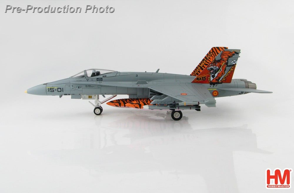 EF-18A (C.15) Spanish Air Force 15th Squadron Special Paint "NATO Tiger Meets 2016" Zaragoza Base #15-01 1/72 [HA3551]