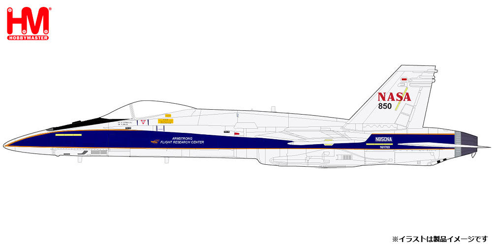 F/A-18A NASA Armstrong Flight Research Center chase aircraft 2015 Edwards Field N850NA/#161703 1/72 [HA3563]