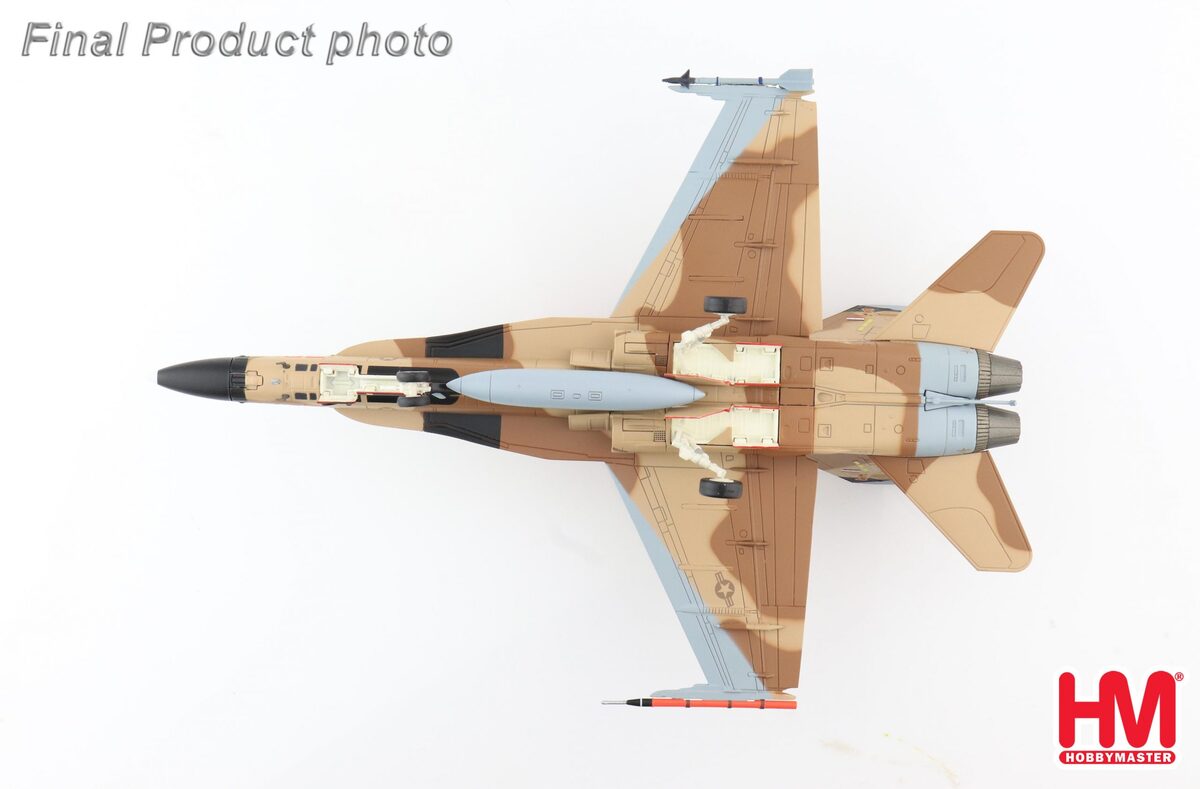 F/A-18A US Navy 127th Fighter Attack Squadron "Cyclones" Virtual enemy aircraft brown camouflage Fallon Air Base 1995 #162416/#02 1/72 [HA3565]