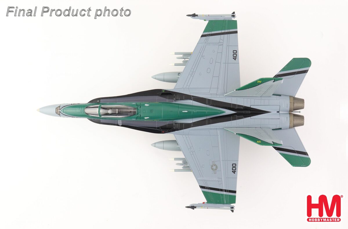 F/A-18C アメリカ海軍 第195戦闘攻撃飛行隊「ダムバスターズ」 特別塗装 航空団司令（CAG）機　「チッピーホー」 2010年 #164899/NF400 1/72 [HA3566]