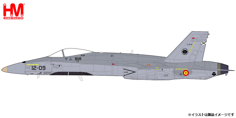 C.15 Hornet (F/A-18A/EF-18A) Spanish Air Force 12th Wing, Torrejon Air Base, 2020 #12-09/C15-51 1/72 [HA3568]