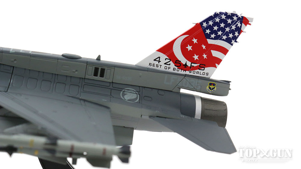 F-16D（複座型） アメリカ空軍 第425戦闘飛行隊 （シンガポール空軍） 特別塗装 「乗員共同訓練20周年」 13年 ルーク基地・米アリゾナ州 LF/#96-5035 1/72 [HA3838]